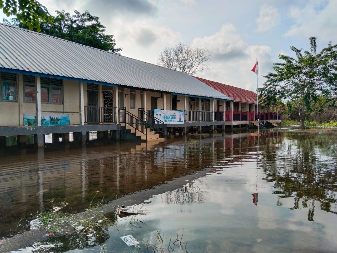 Gedung Sekolah Terdampak Banjir, Disdikbud Keluarkan surat Himbauan