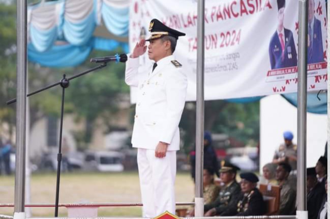 Wabup Ardani Pimpin Upacara Memperingati Hari Lahir Pancasila Tahun 2024 di Ogan Ilir