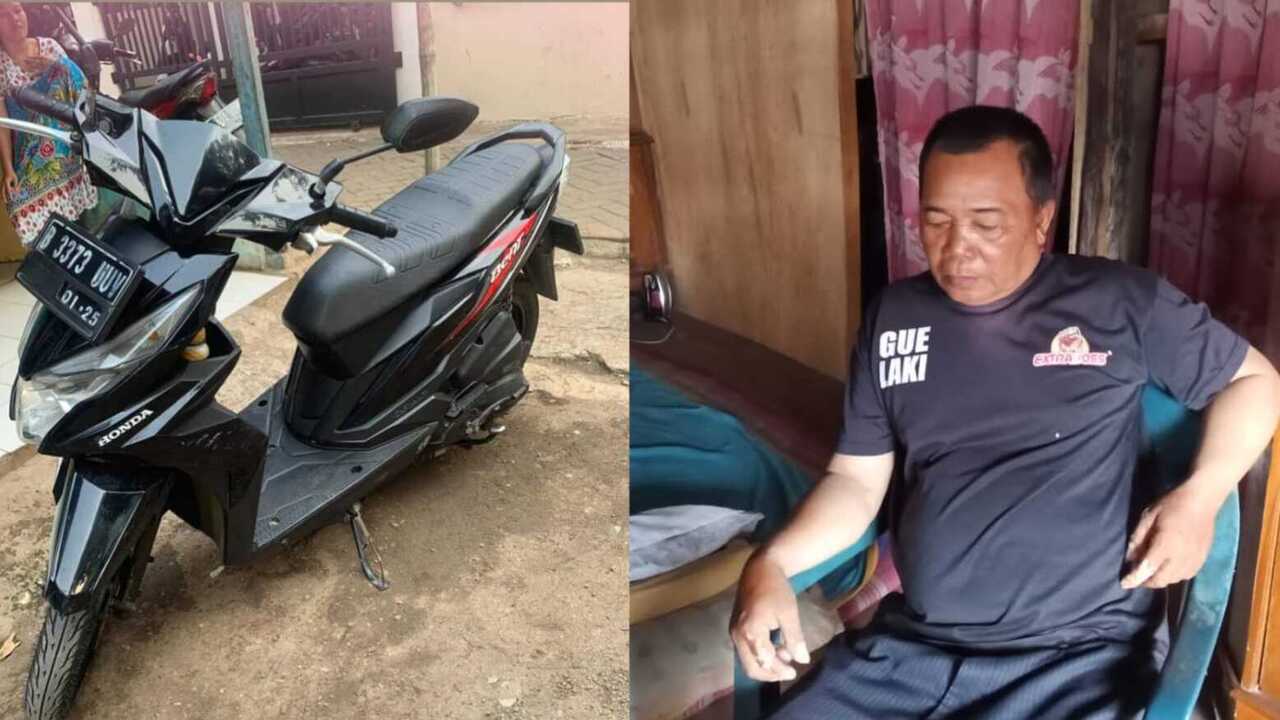 Nahas, Motor Tukang Ojek di Ogan Ilir Ini Hilang Dibawa Kabur Wanita Bermasker