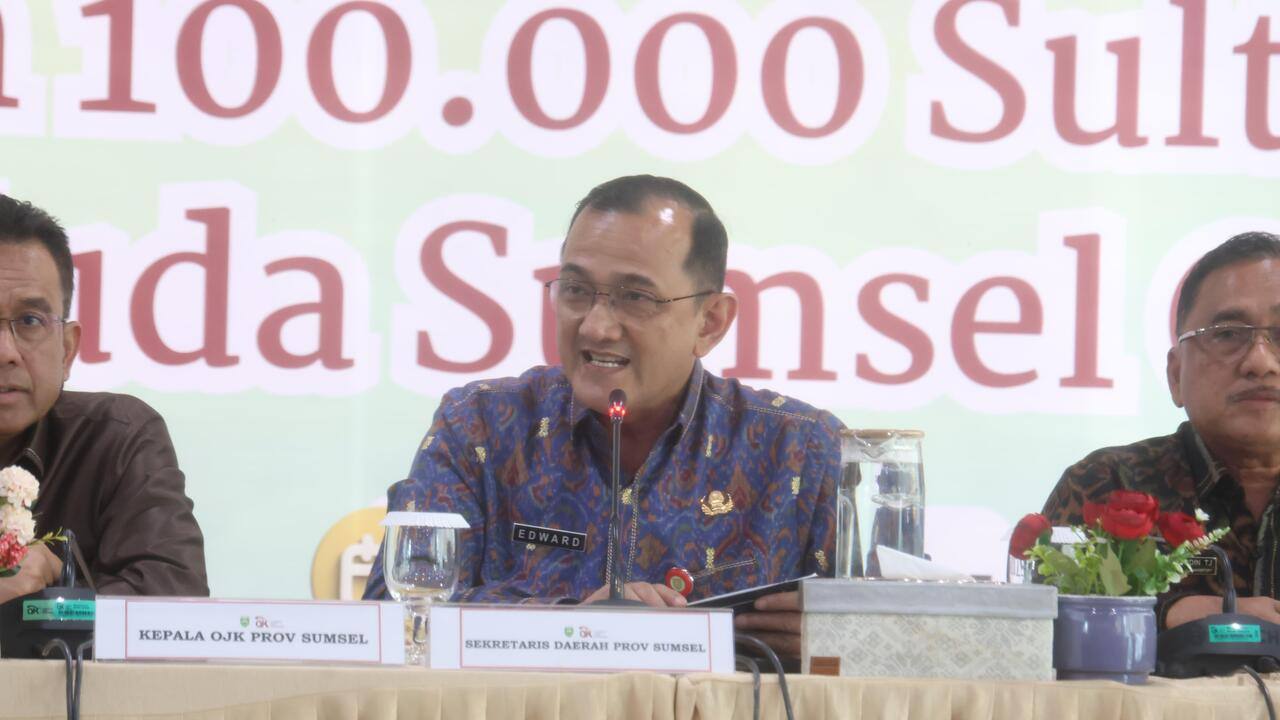 Pemprov Sumsel Apresiasi Langkah OJK Cetak 100 Ribu Sultan Muda Cerdas Finansial