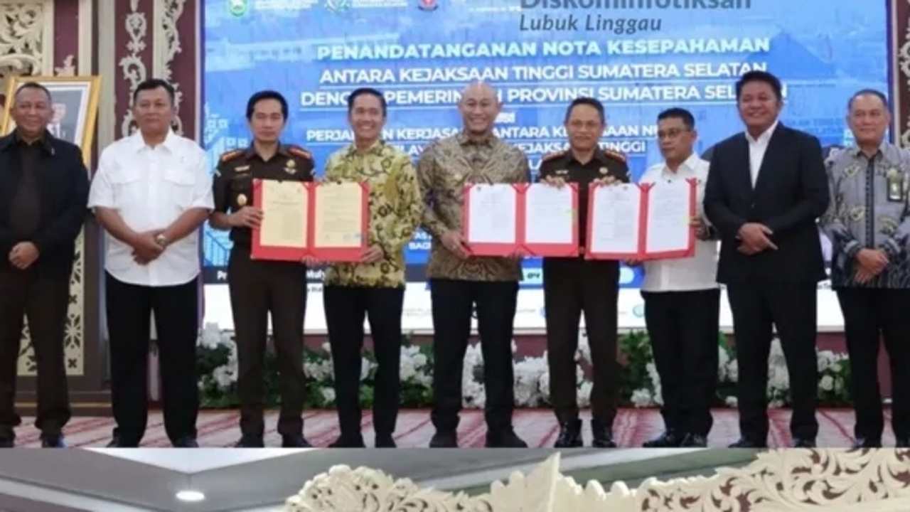 Dorong Pemidanaan Lebih Humanis dan Efektif, Wali Kota Lubuklinggau Hadiri dan Teken MoU Pidana Kerja Sosial 