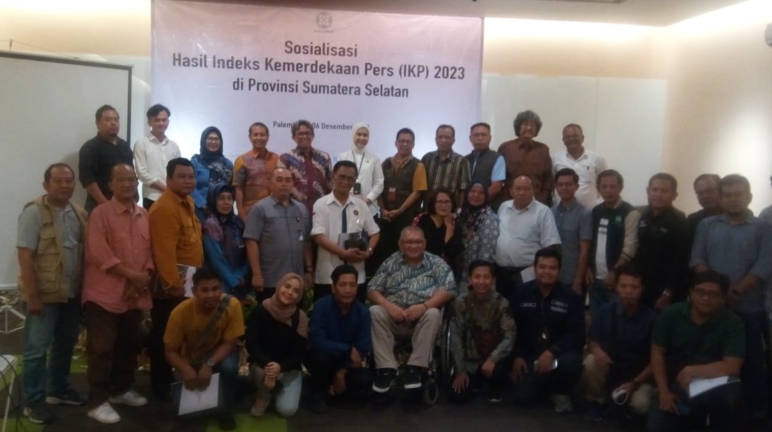 Dewan Pers Sebut Indeks Kemerdekaan Pers 2023 di Provinsi Sumatera Selatan Turun Drastis