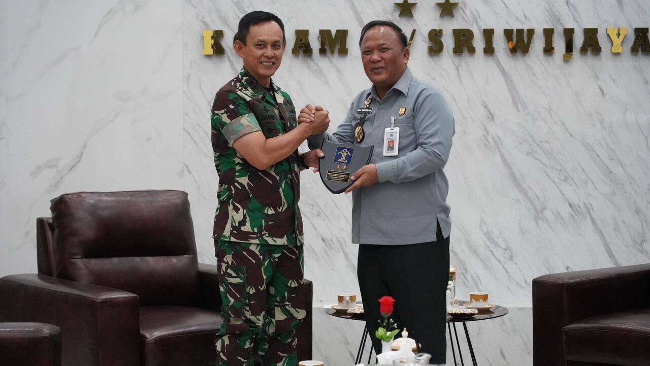 Kemenkum Sumsel dan Kodam II/Sriwijaya Sepakat Tingkatkan Kerja Sama Bidang Hukum