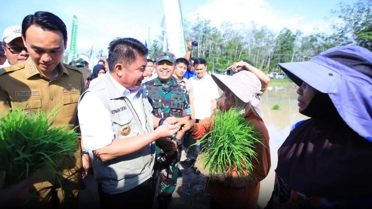Hadapi El Nino, OKI Jadi Lokus Utama Percepatan Tanam Padi Sumsel
