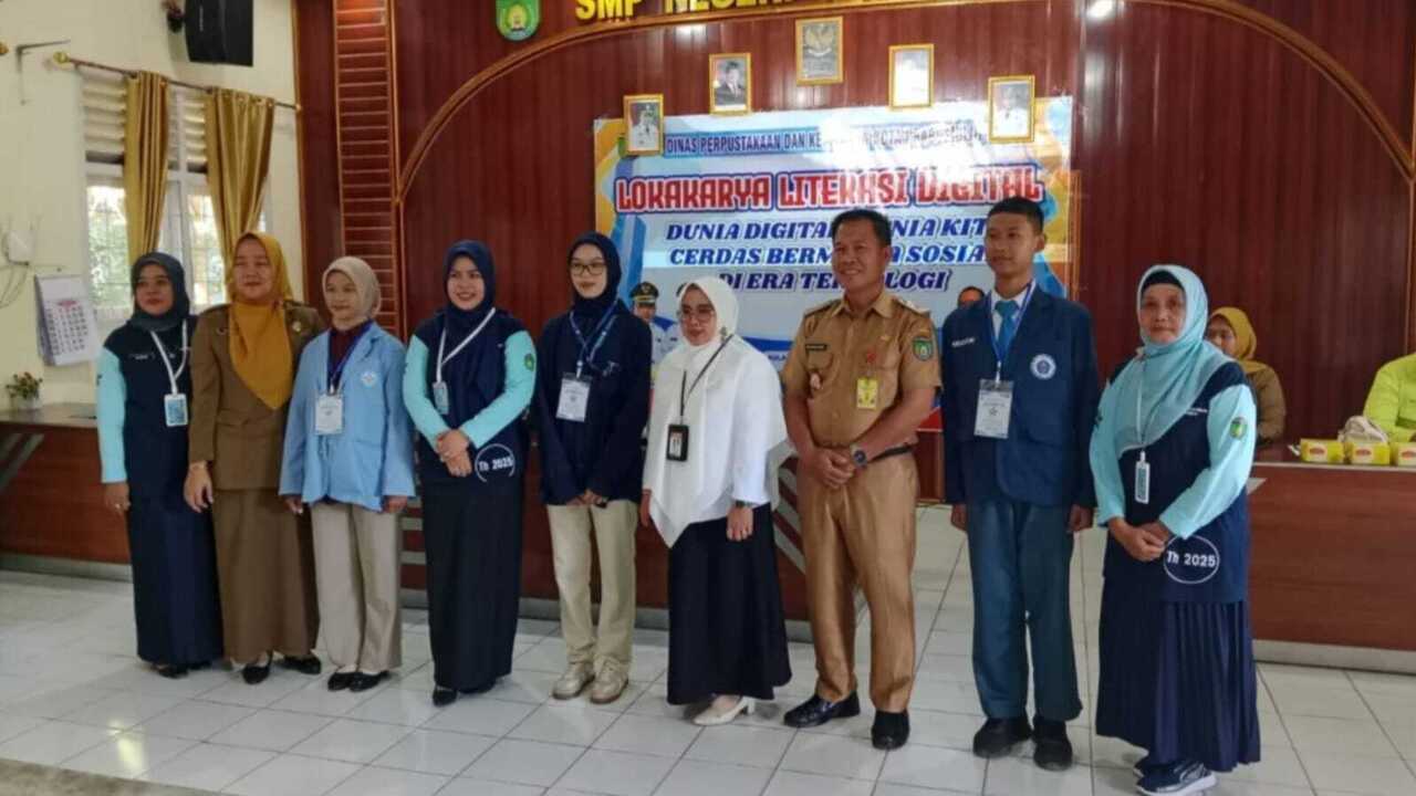 Jadi Narasumber Lokakarya Literasi Digital 2025, Mulyadi Musa Tekankan Etika Bermedia Sosial