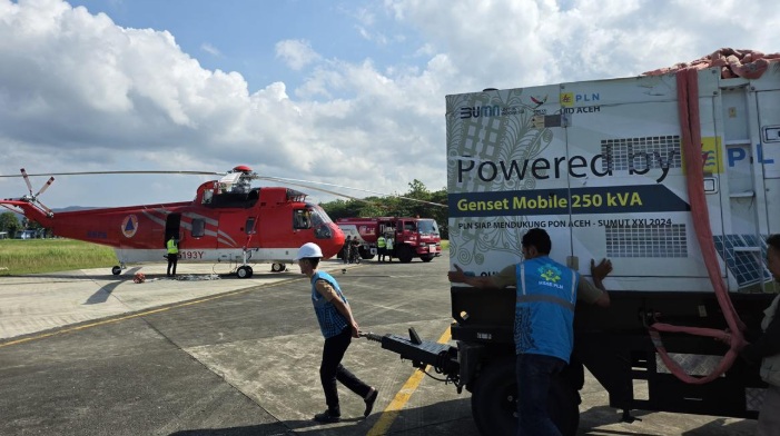 Pulihkan Objek Vital, PLN Terbangkan Genset untuk Listriki RSUD Datu Beru Takengon