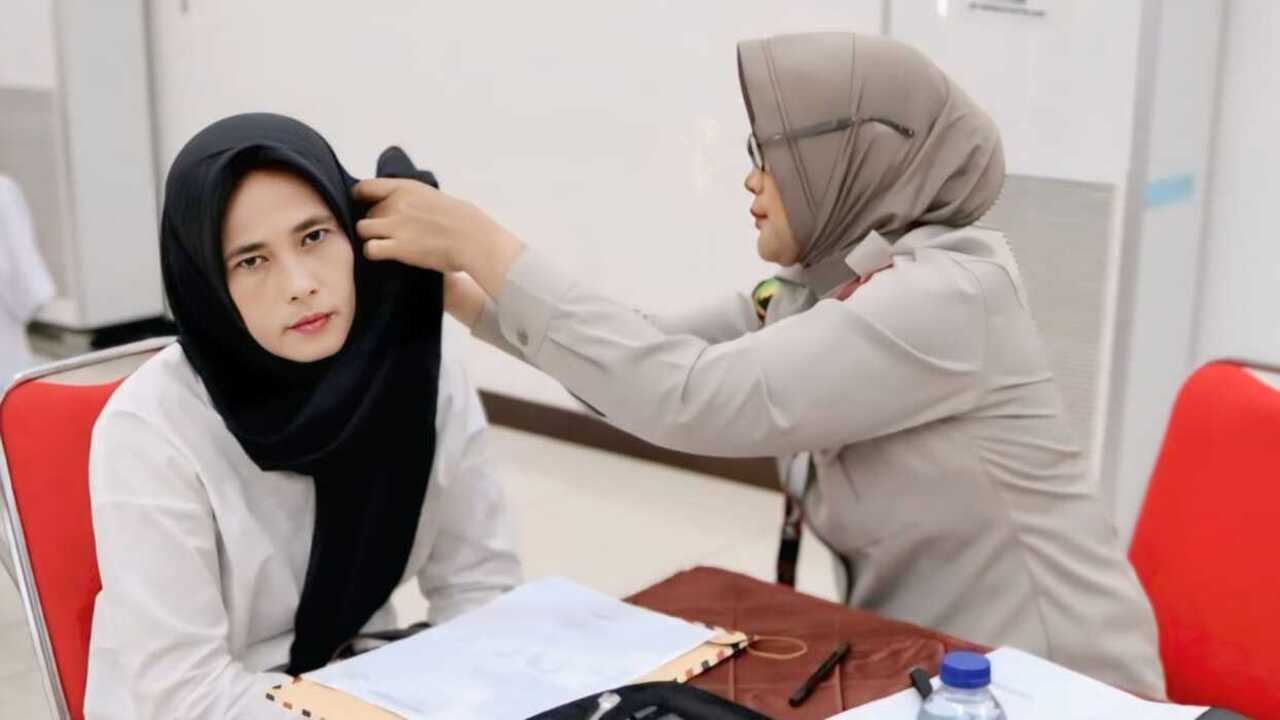 Puluhan Calon Relawan SPPG di OKU Jalani Tes Kesehatan