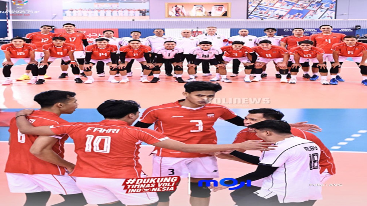 Timnas Voli Indonesia Tundukkan Thailand 3-2 di AVC Nations Cup 2025