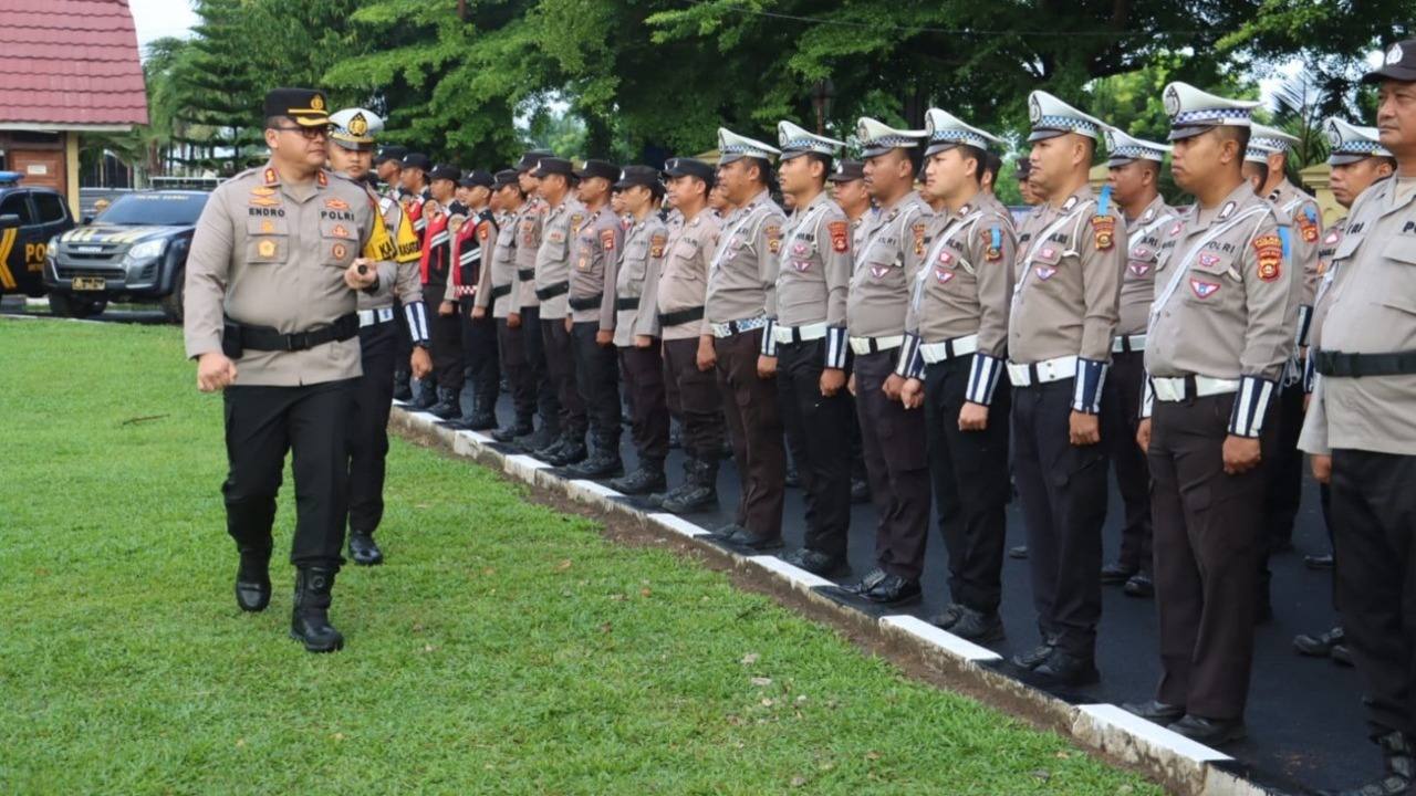 Polres Prabumulih Gelar Apel Operasi Keselamatan 2025, Ini Tujuan dan Sasarannya