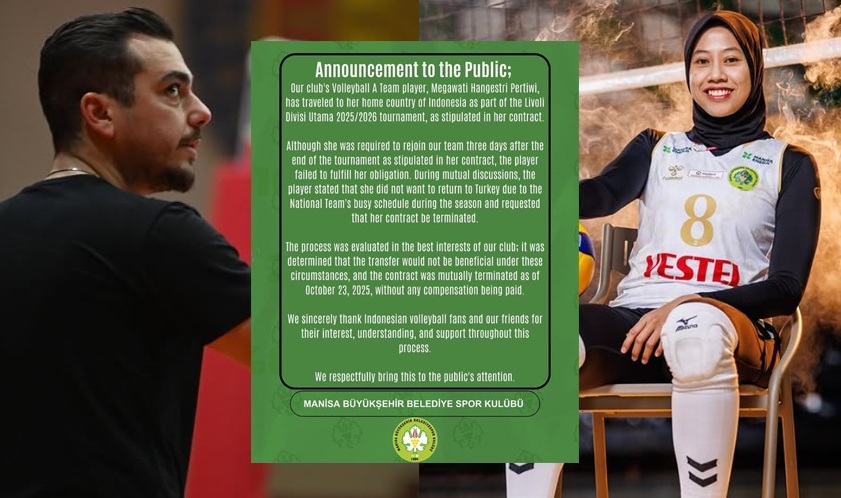 RESMI! Megawati Hangestri Putus Kontrak dengan Klub Turki Manisa BBSK, Ini Penyebabnya