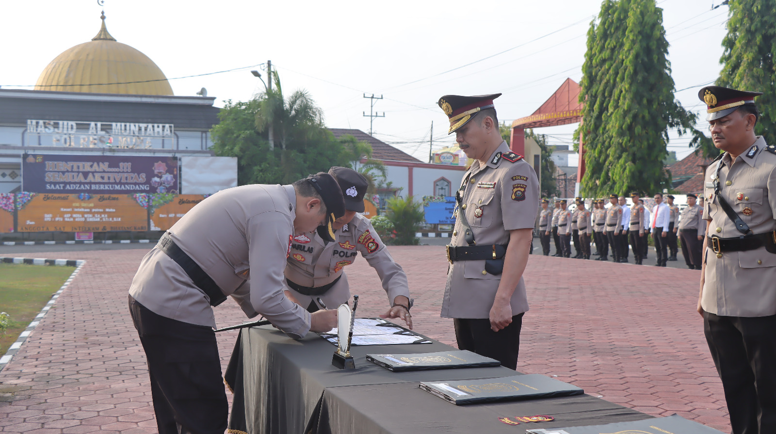 Kompol Iwan Wahyudi Jabat Wakapolres Muba dan 2 Kapolsek diganti