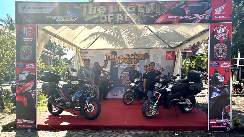 Perkuat Tali Persaudaraan Bikers, Jambore Nasional Revo Sukses Digelar di Palembang