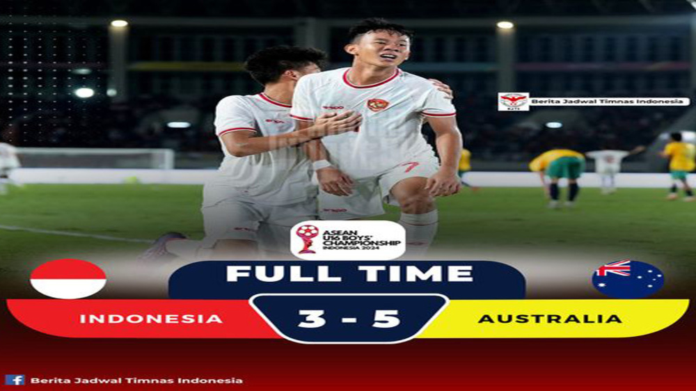 Australia U16 Tumbangkan Indonesia 5-3, Siap Hadapi Thailand di Final Piala AFF 2024