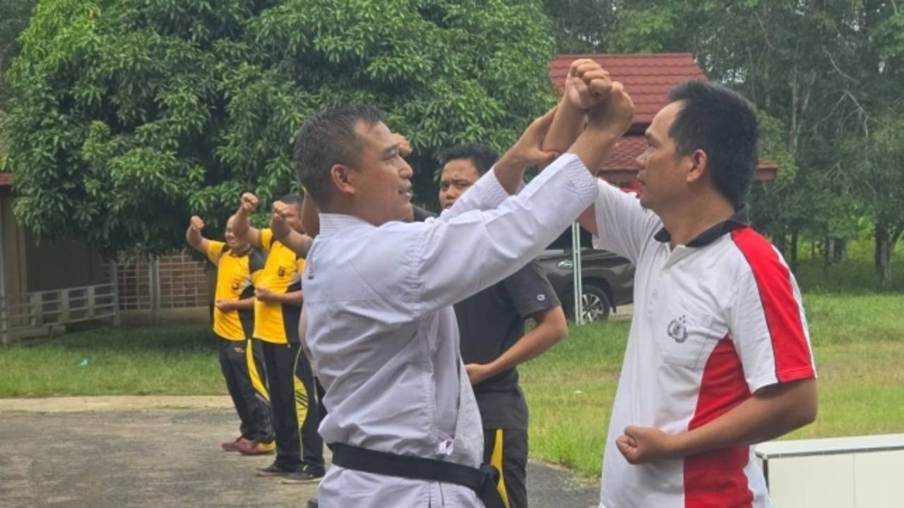 Tingkatkan Keterampilan Personel, Gelar Latihan Beladiri Polri