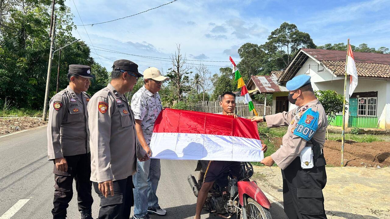 Waspadai Bendera One Piece, Polsek Lubuklinggau Selatan Imbau Warga Jaga Nilai Nasionalisme Jelang HUT RI