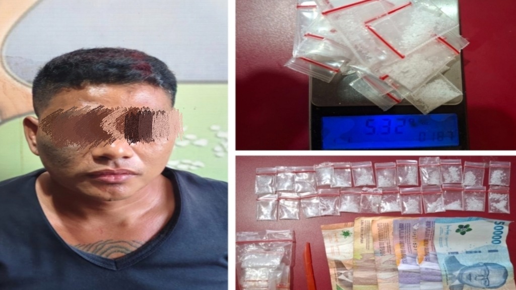 Sedang Paketkan Sabu di Rumah Kosong, Pengedar Narkoba di Prabumulih Digerebek Polisi