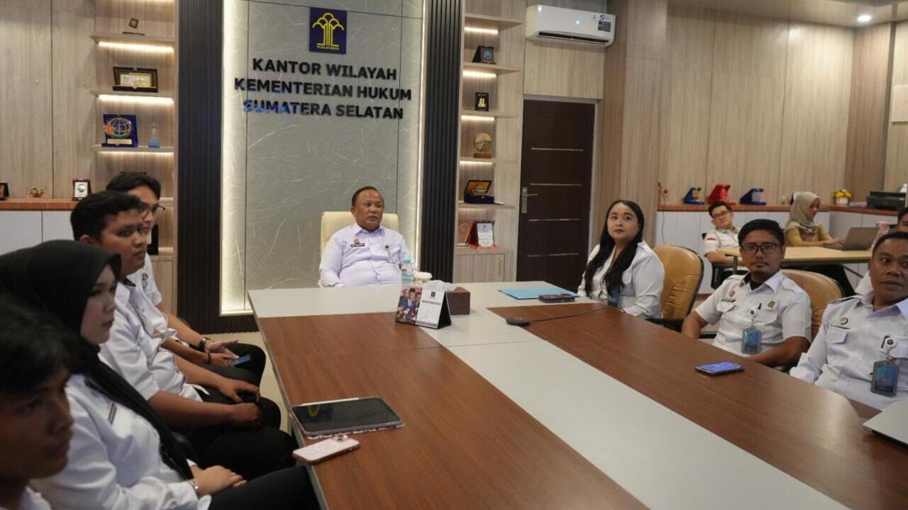 Kemenkum Sumsel Ikuti Diskusi Evaluasi Standar Layanan Bantuan Hukum