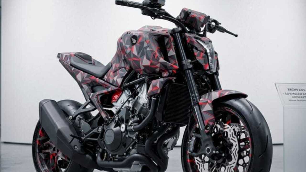 Monster Baru 2027, Honda V3R 900 E-Compressor Bawa Mesin 3 Silinder V-Type yang Bikin Geger.
