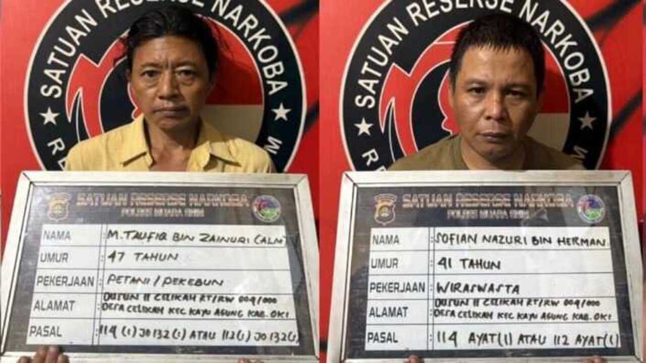 Dua Pengedar Sabu Lintas Daerah Dibekuk