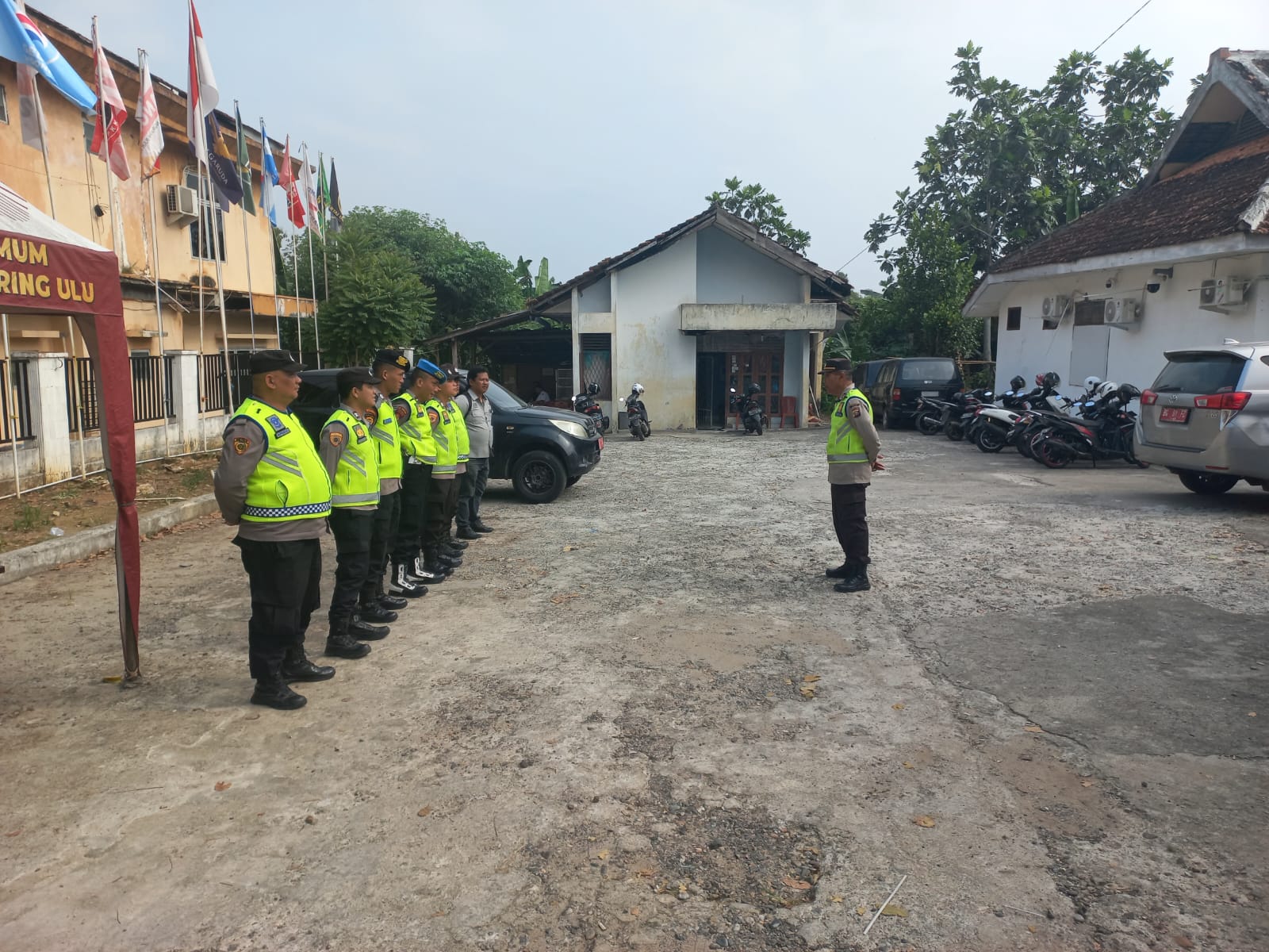 Polres OKU Perketat Pengamanan Gudang Logistik KPU