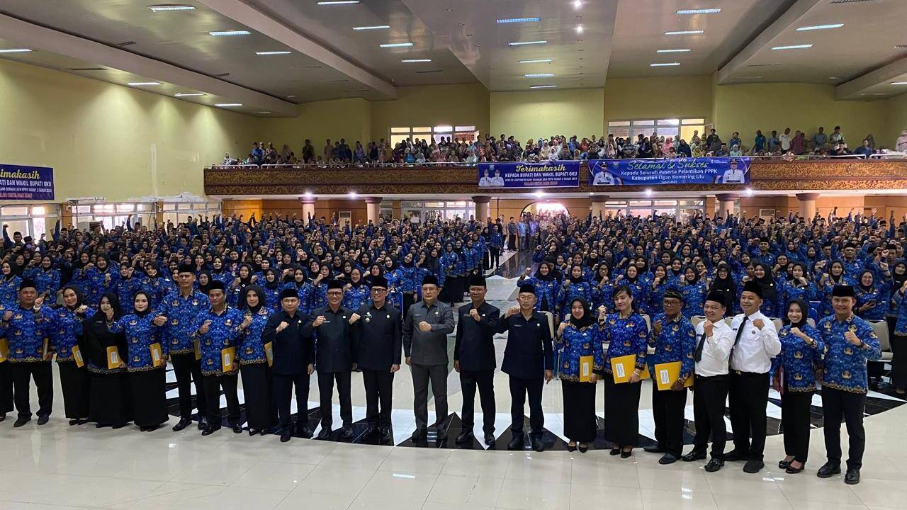 Ratusan PPPK OKU Formasi Tahun 2024 Resmi Dilantik