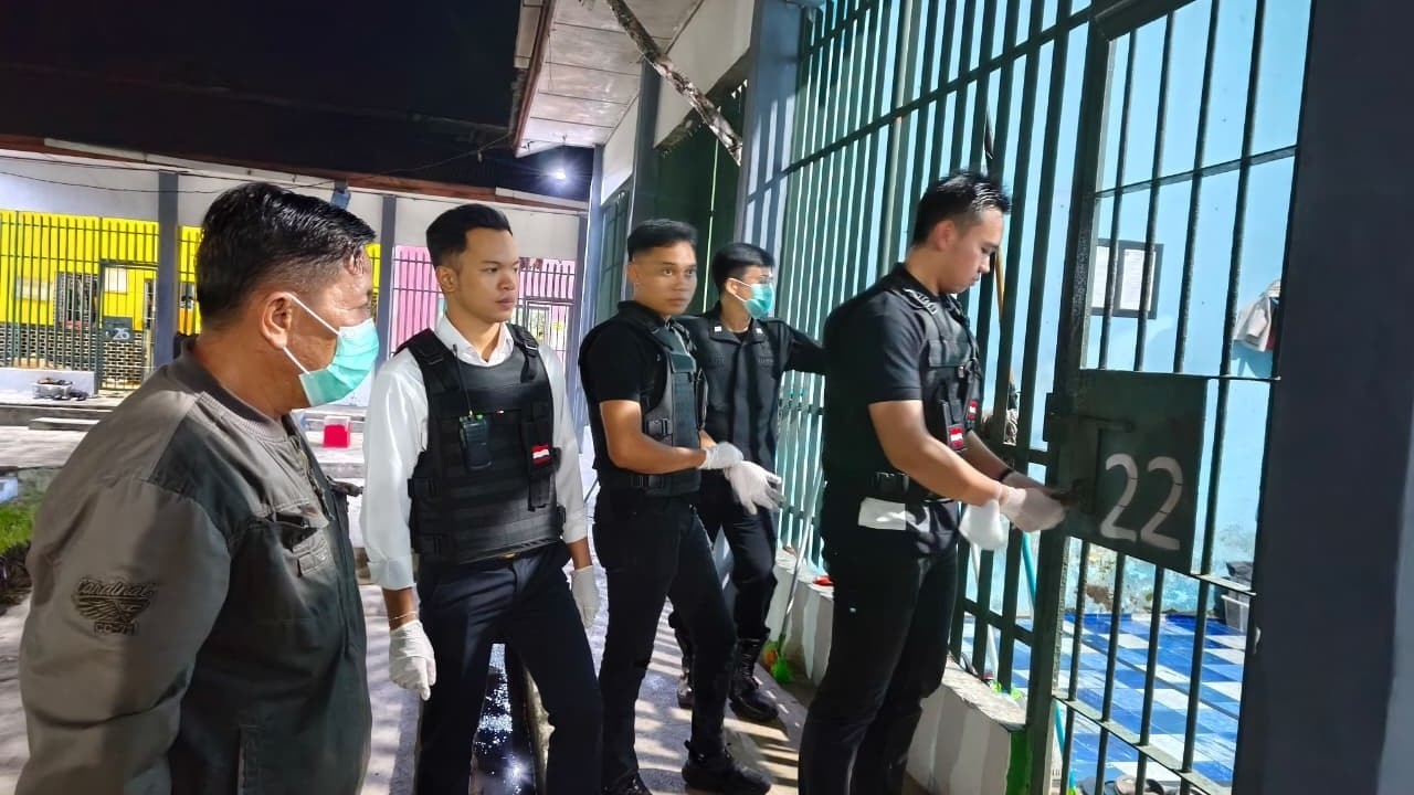 Cegah Gangguan Kamtib, Rutan Baturaja Gelar Razia Insidentil Serentak