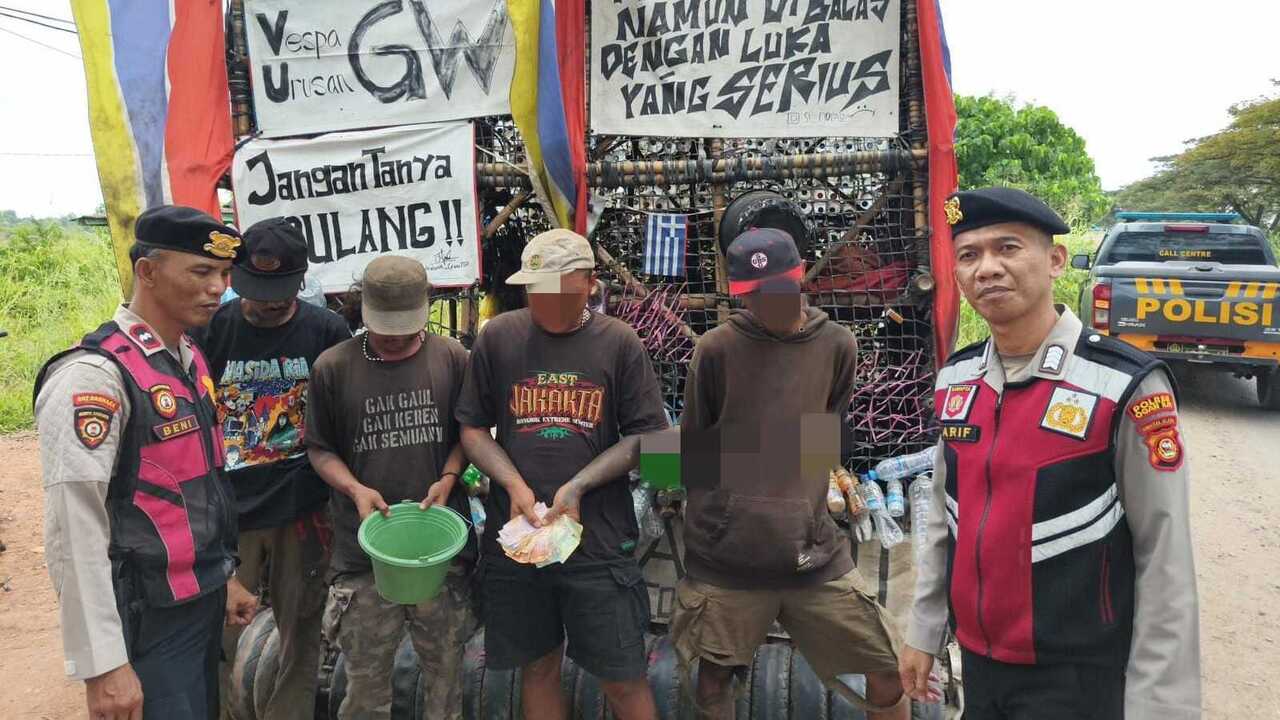 Sita Uang Tunai Rp65 Ribu, Sat Samapta Polres Ogan Ilir Amankan Pelaku Pungli