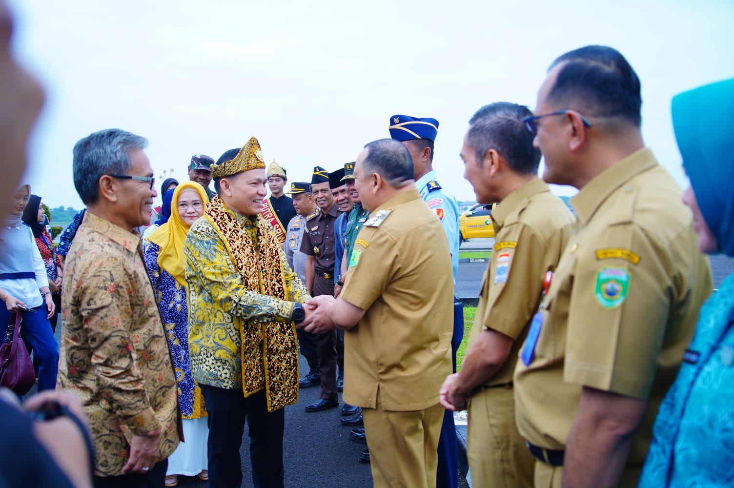 Pj Bupati Muba Sambut kedatangan Pj Gubernur Sumsel yang Baru