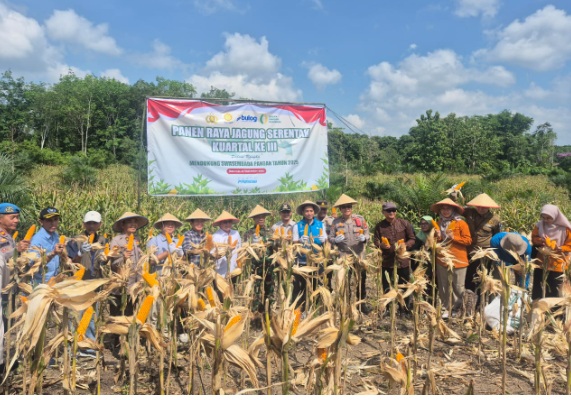 PLN Sukses Amankan Pasokan Listrik pada Panen Raya Jagung Serentak Bersama Kapolri di Sumatera Selatan