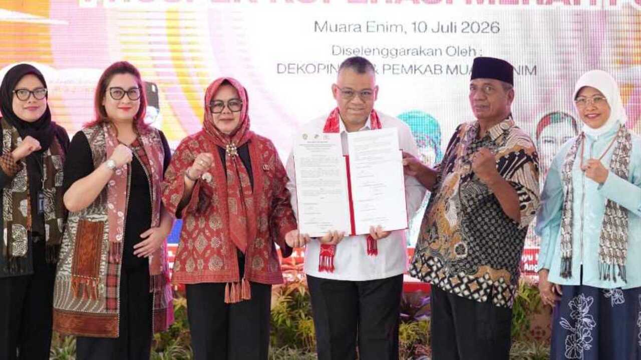 Pemkab Muara Enim Komitmen Sukseskan Koperasi Merah Putih