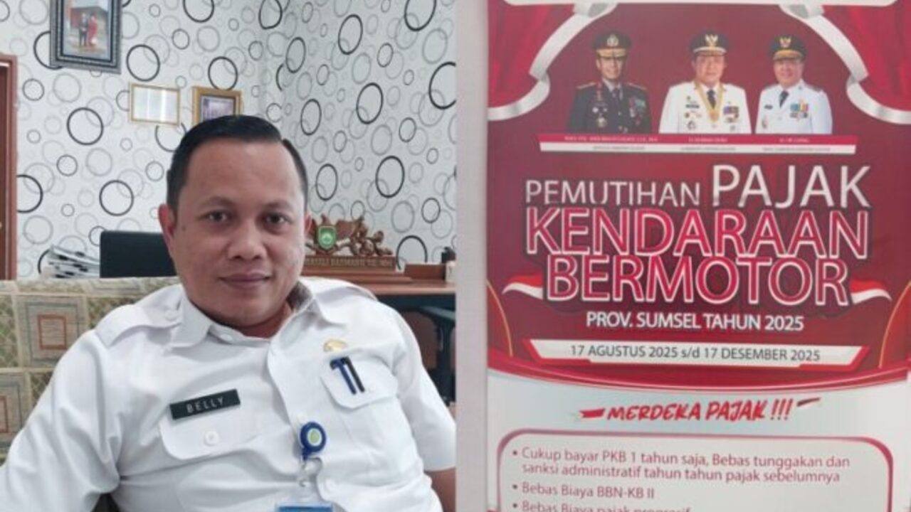 Semarak Kemerdekaan, Pemprov Sumsel Berlakukan Pemutihan Pajak Kendaraan