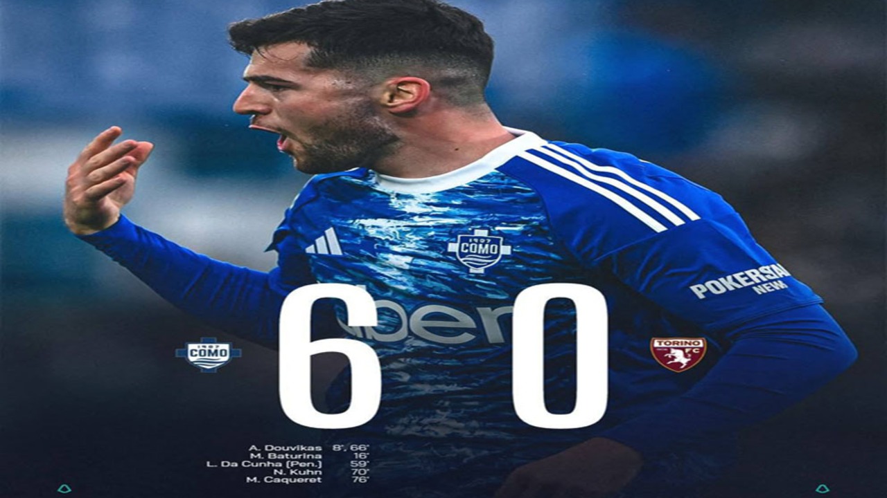 Hasil Como vs Torino: Como Hajar Torino 6-0.