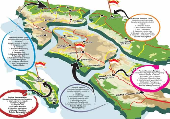 UPDATE TERBARU! Pemekaran Provinsi Sumatera Utara Usul Bentuk 5 Provinsi Daerah Otonomi Baru