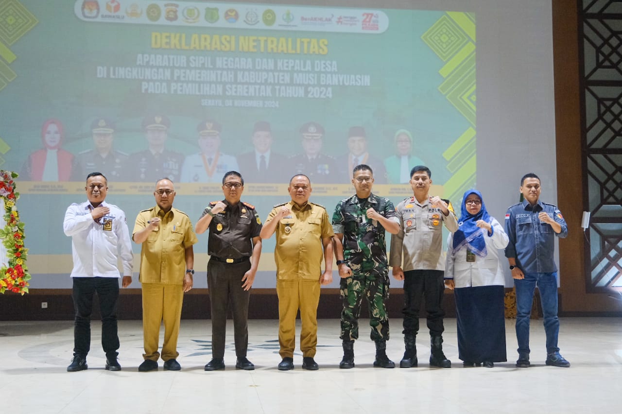 Junjung Tinggi Netralitas, Pj Bupati Sandi Fahlepi Tegaskan ASN di Muba Harus 1 Komando