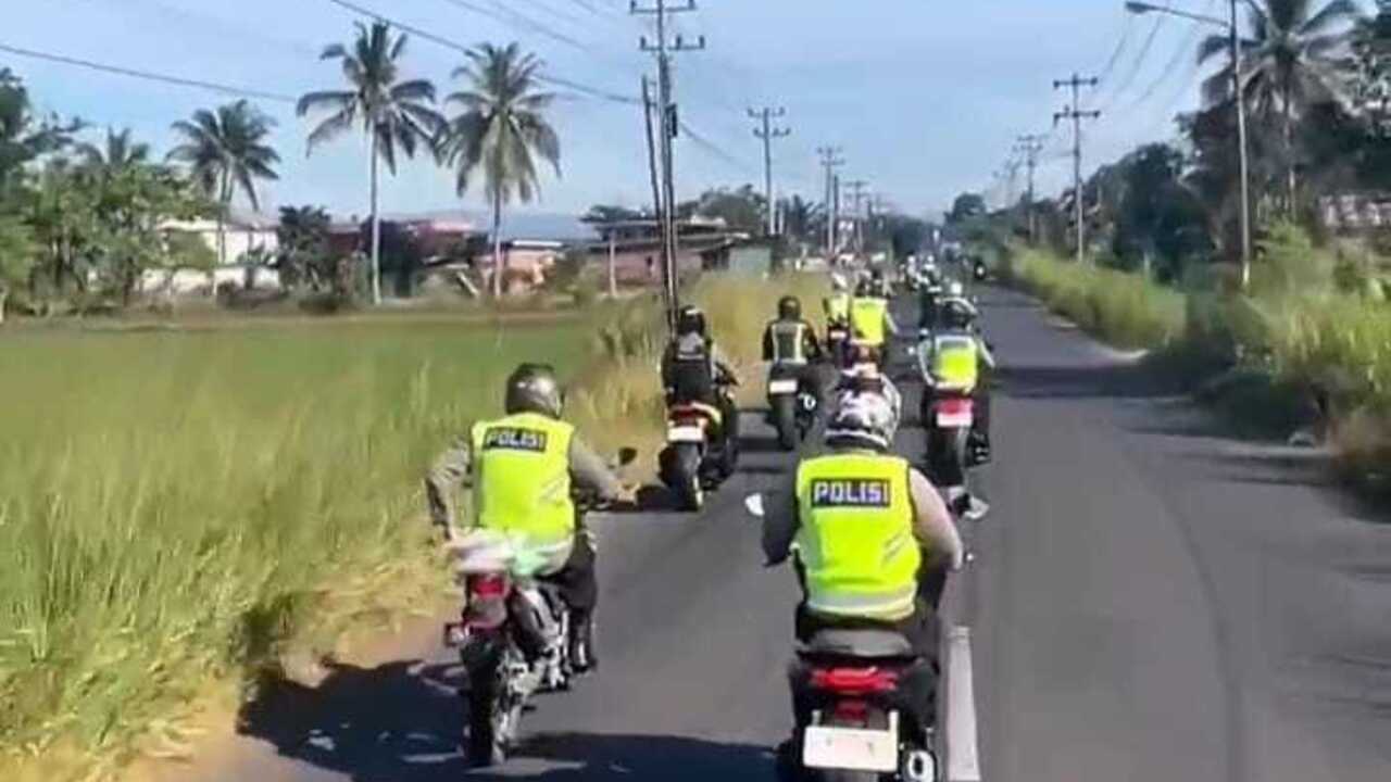 Polres Musi Rawas Gelar Touring Baksos Bedulur, Wujud Nyata Kepedulian Polri untuk Masyarakat