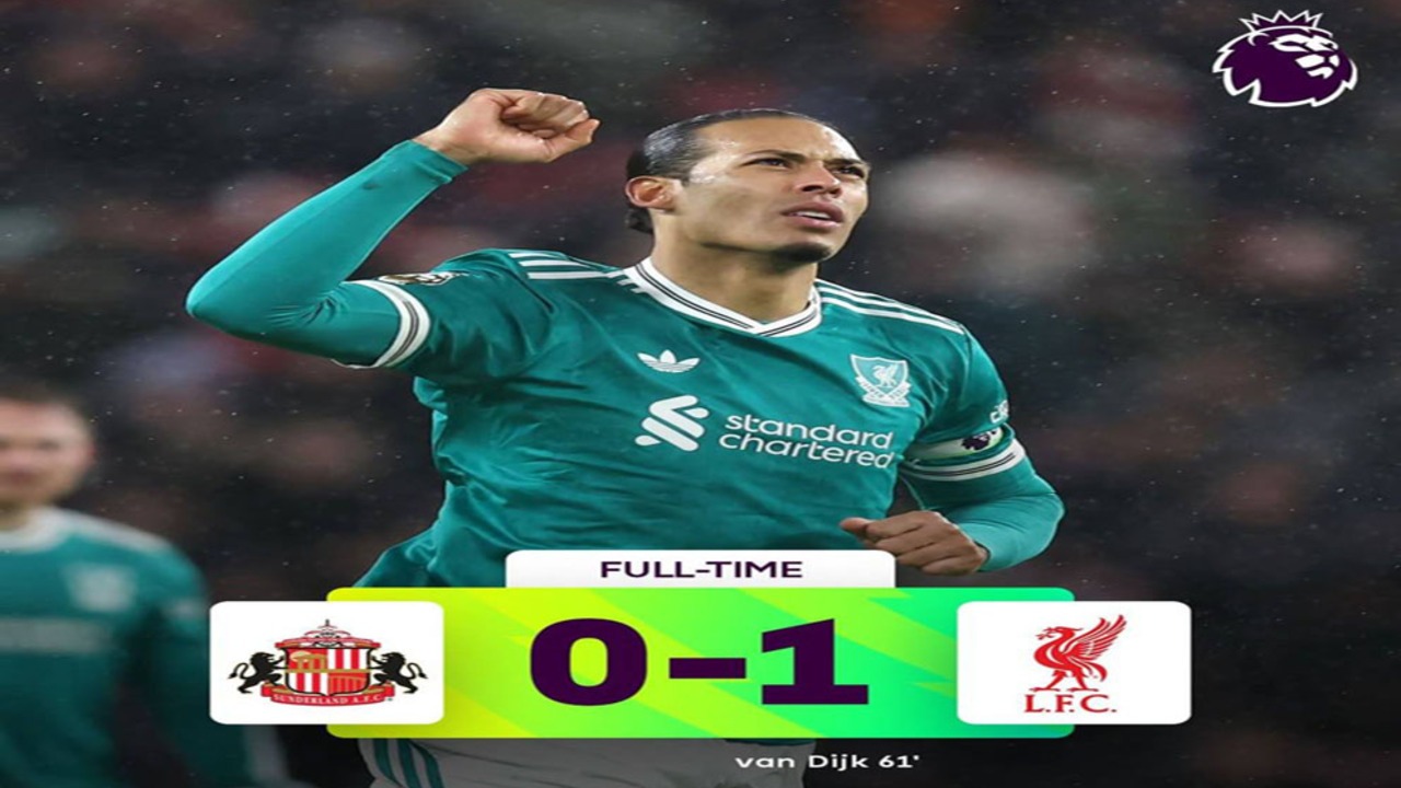 Hasil Sunderland vs Liverpool 0-1: The Reds Jaga Asa Empat Besar.