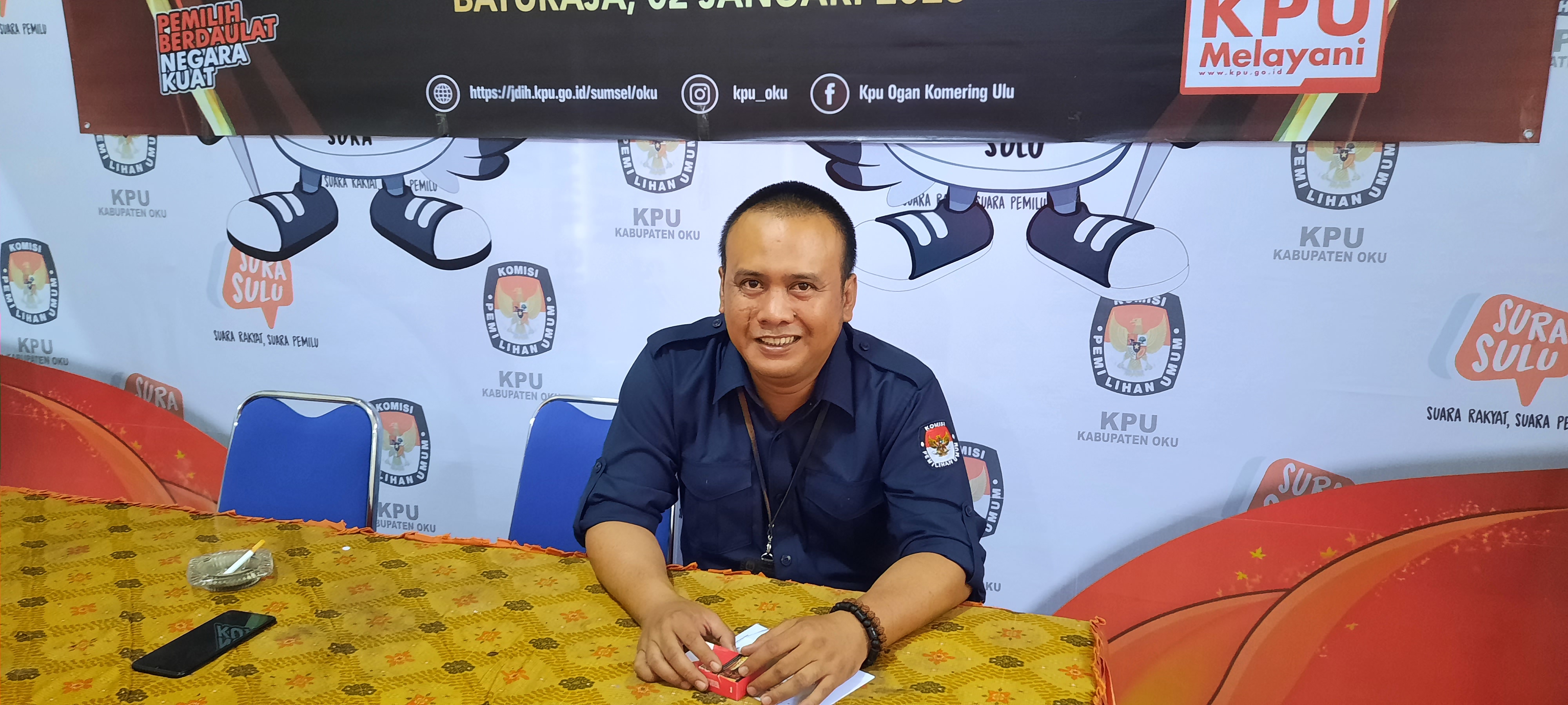 Ketua KPU OKU Tegaskan Tidak Ada Eks Koruptor Nyaleg