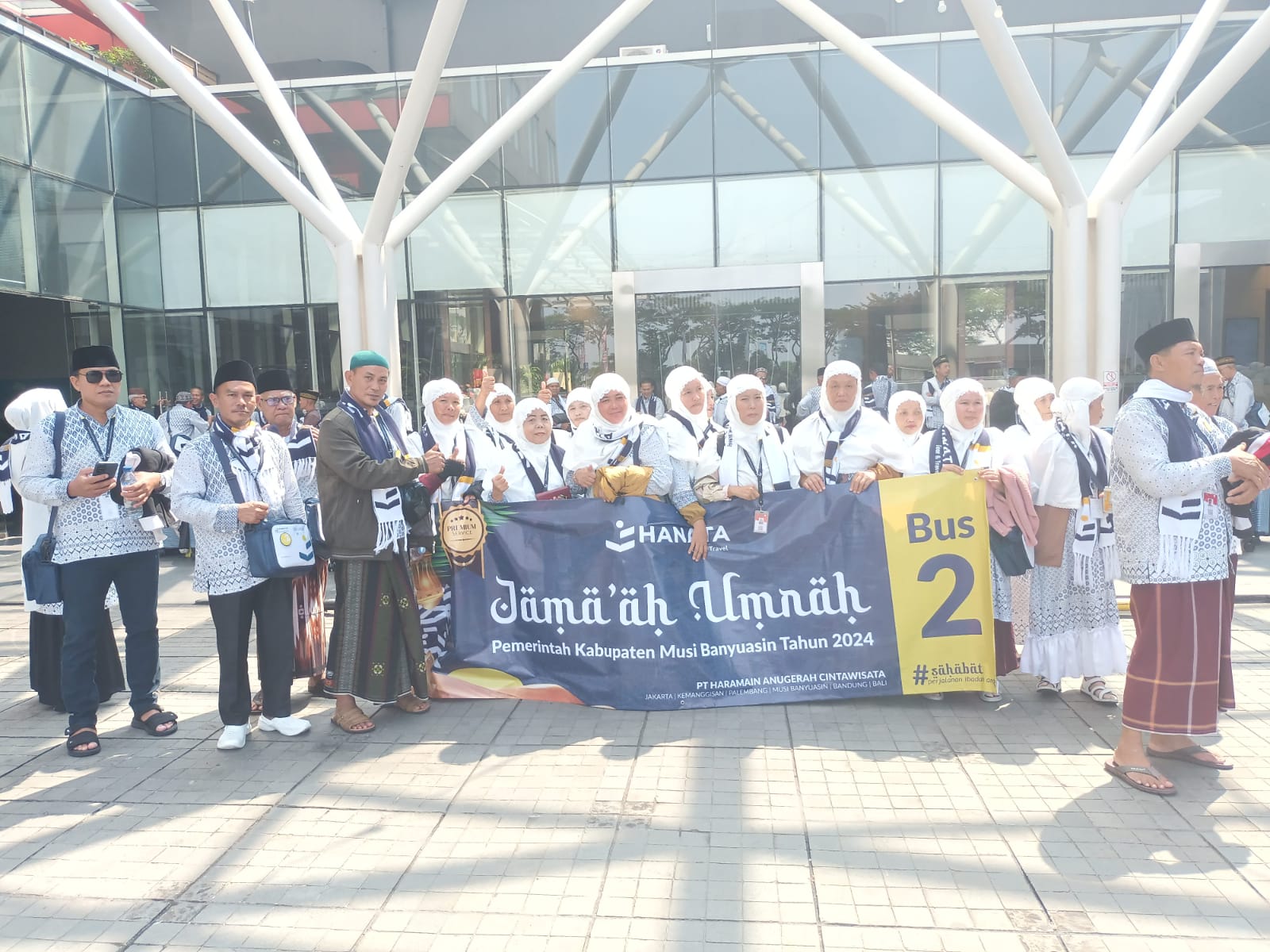 Jamaah Umroh Gratis Pemkab Muba Diberangkatkan ke Jeddah, Ini Pesan PJ Bupati Muba