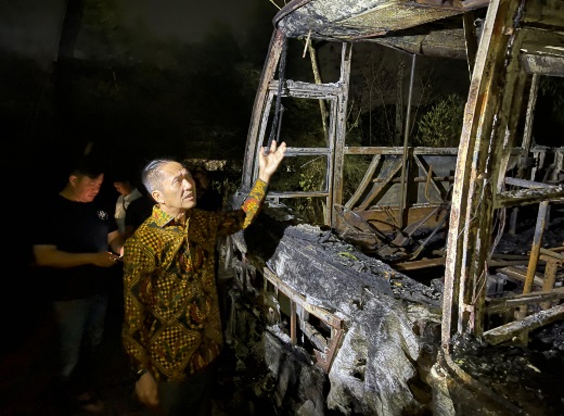 12 Bus Trans Musi Terbakar, Pj Walikota Palembang Minta Selidiki Penyebab Kebakaran