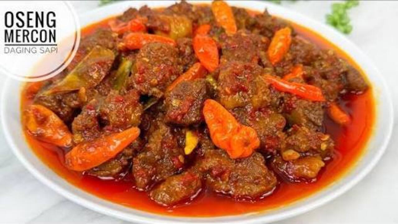 Oseng Mercon Tetelan Sapi: Sensasi Pedas yang Menggugah Selera