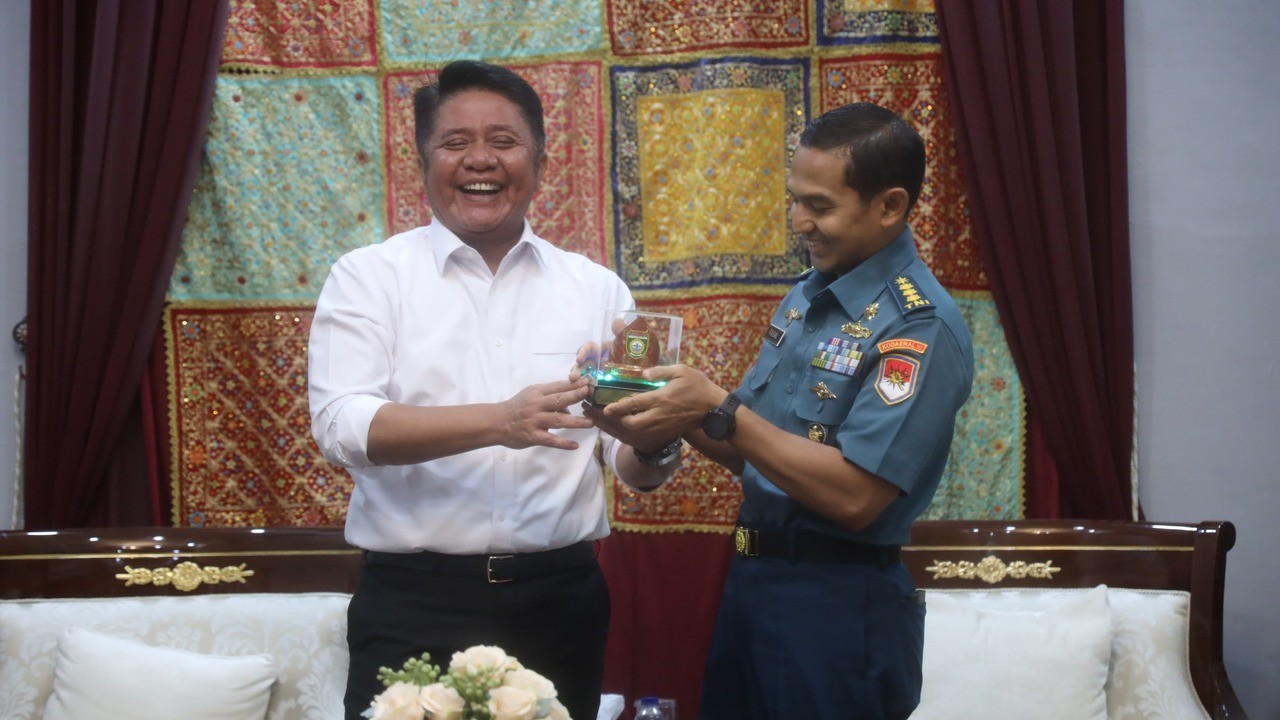 Herman Deru Apresiasi Peran Aktif Komandan Lanal Palembang dalam Pembangunan Sumsel