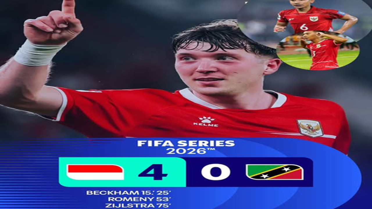 Hasil FIFA Series! Indonesia Hancurkan Saint Kitts 4-0.