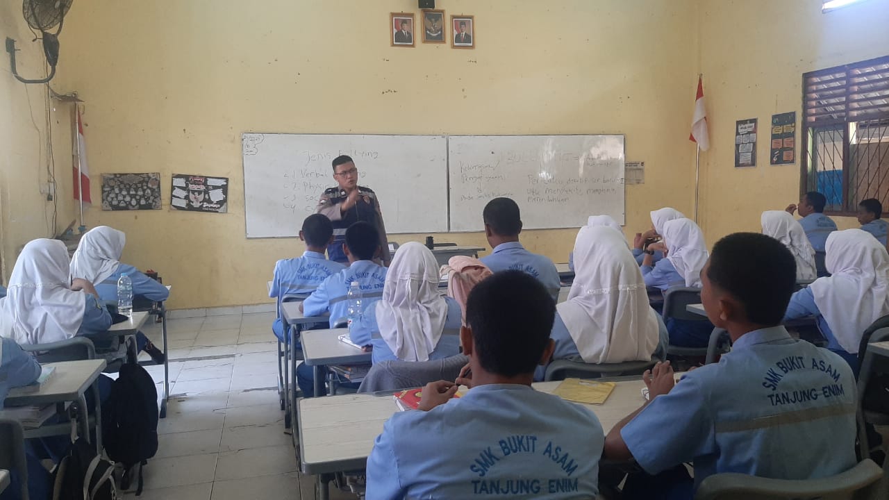 Cegah Perundungan, Polsek Lawang Kidul Bina dan Edukasi Pelajar