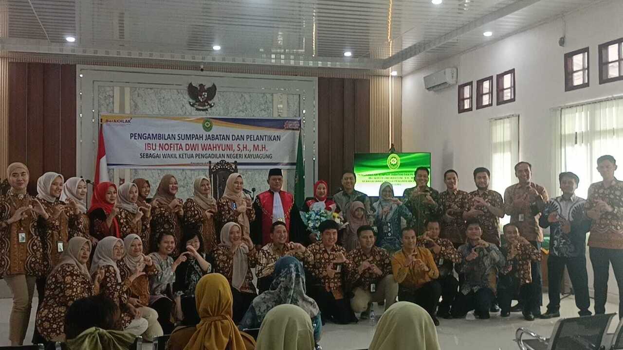 Ketua PN Kayuagung Beberkan Cara Menjaga Kualitas Layanan Pengadilan 