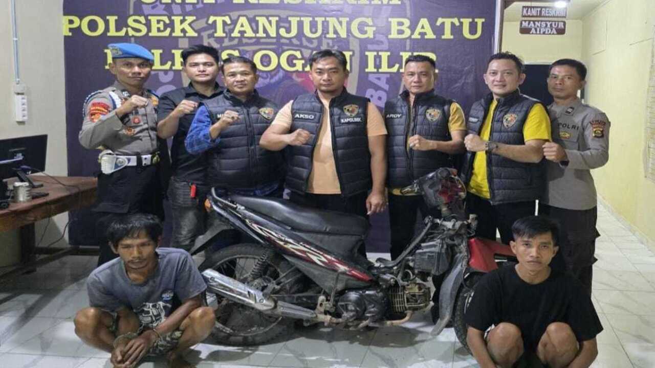 Polsek Tanjung Batu Bekuk Dua dari Empat Pelaku Pencurian Sapi dengan Modus Diracuni