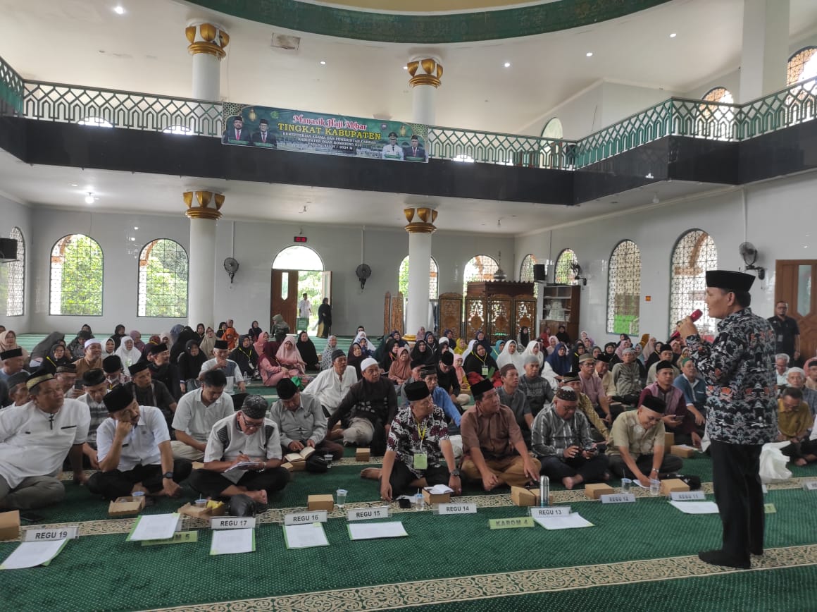 Kemenag OKU Gelar Manasik Haji di Dua Zona