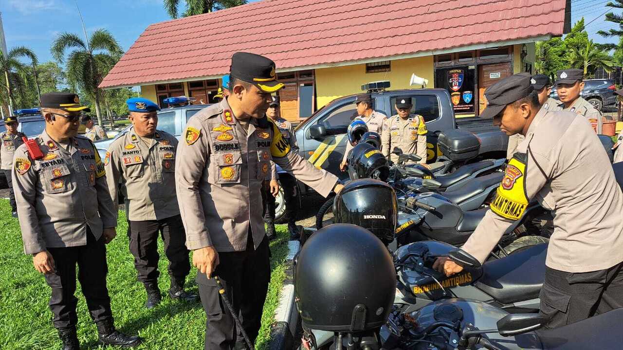 Polres Prabumulih Kerahkan Ratusan Personel Amankan Idul Adha 1446 H