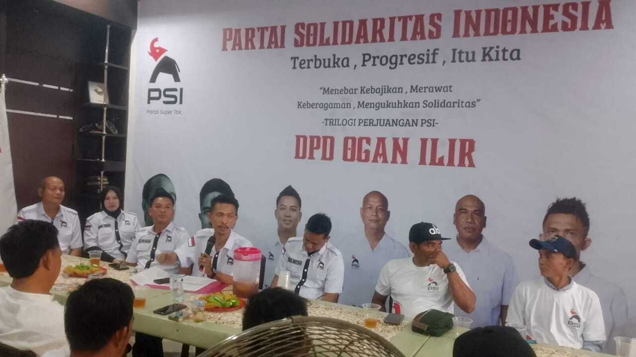 Pengukuhan Ketua DPC PSI dan Forum Cakar Sriwijaya, Targetkan Kursi DPRD pada Pemilu Mendatang