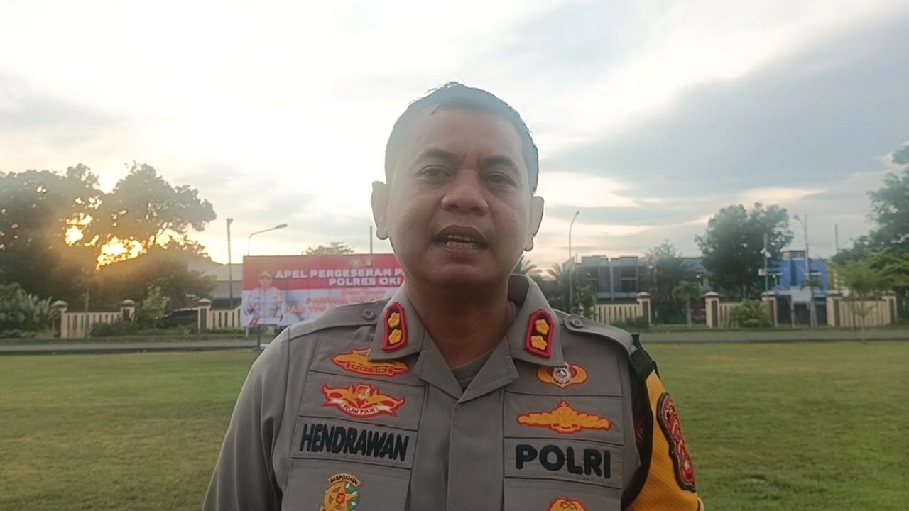 512 Personil Gabungan BKO Polda Sumsel dan Polres OKI Diturunkan untuk Jaga Keamanan TPS