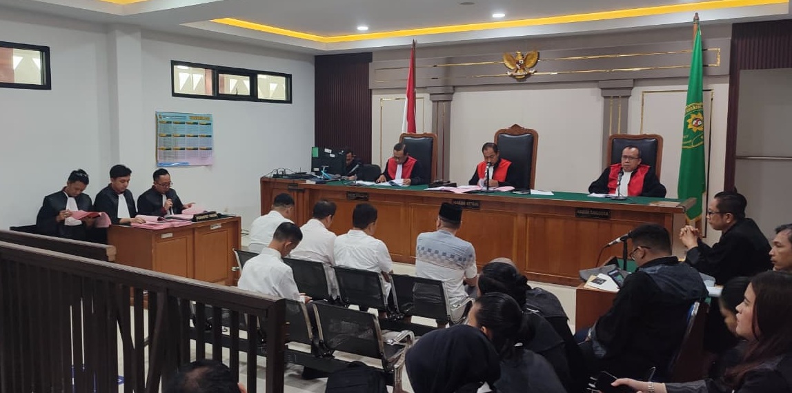Dugaan Korupsi Perkim dan Disdik PALI, Lima Terdakwa Jalani Sidang Perdana, Kerugian Negara Rp904 Juta